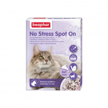 Успокаивающие капли No Stress Spot On для кошек, 3 пип. - ЗООВЕТЦЕНТР