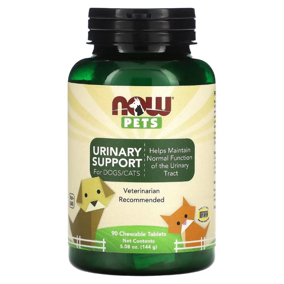 Добавки для животных NOW Pets Urinary support for dogs/cats 90chew / Нау  Поддержка мочеиспускания для животных 90 жев таб - купить в Сургуте