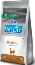 Farmina Vet Life Diabetic ветеринарная диета для кошек 2кг - ЗООВЕТЦЕНТР