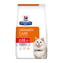 Hill's Prescription Diet c/d Multicare Urinary Stress сухой диетический, для кошек при профилактике цистита и мочекаменной болезни (МКБ), в том числе вызванной стрессом, с курицей 1,5кг - ЗООВЕТЦЕНТР