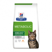 Hill's Prescription Diet Сухой диетический корм для кошек Metabolic способствует снижению и контролю веса, с курицей 1.5кг - ЗООВЕТЦЕНТР