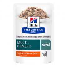 Hill's вет.консервы паучи W/D для кошек при диабете курица 85гр - ЗООВЕТЦЕНТР