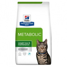 Hill's Prescription Diet Сухой диетический корм для кошек Metabolic способствует снижению и контролю веса, с тунцом 1,5кг - ЗООВЕТЦЕНТР