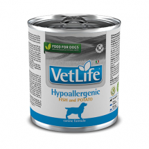 Farmina Vet Life Hypoallergenic fish & potato диета для собак при пищевых аллергиях, банка 300 г - ЗООВЕТЦЕНТР