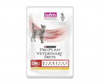 Purina Veterinary Diets DM, диета для кошек, при диабете, пауч 85 г - ЗООВЕТЦЕНТР