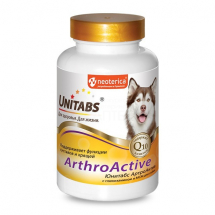 Юнитабс, Артроактив Q10 витамины для собак с глюкозамином и МСМ, уп. 100 таблеток - ЗООВЕТЦЕНТР