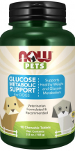Добавки для животных NOW Pets Glucose matabolic support fot dogs 90 chew tab / Нау Глюкоза для животных 90 жев таб - ЗООВЕТЦЕНТР