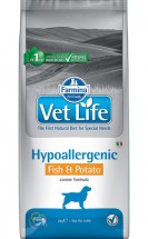 Vet Life Dog Hypoallergenic Fish & Potato 2кг - ЗООВЕТЦЕНТР