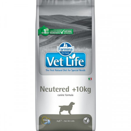 Farmina Vet Life Dog Neutered +10 kg сухой корм для взрослых стерилизованных собак с весом более 10 кг-2кг - ЗООВЕТЦЕНТР