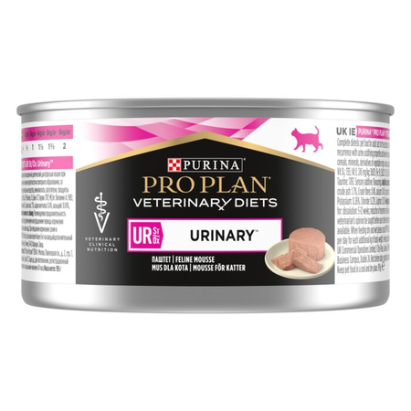 Влажный корм для кошек Pro Plan Veterinary Diets UR при болезнях мочевых путей 195 г - ЗООВЕТЦЕНТР