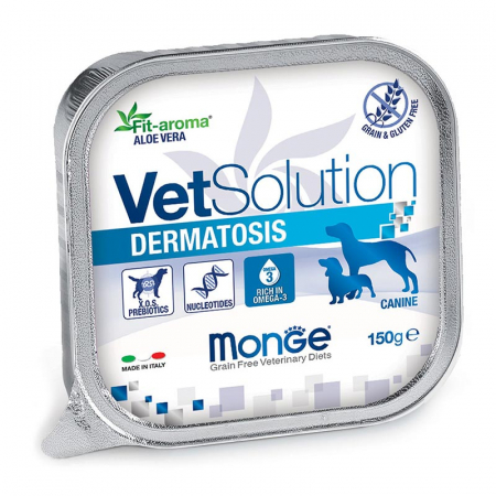 Monge VetSolution Dog Dermatosis, диета для собак Дерматозис, ламистер 150 г - ЗООВЕТЦЕНТР