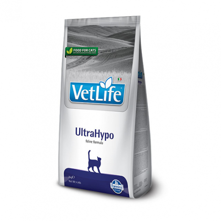 Farmina Vet Life Ultra Hypo диета для кошек ультрогипоаллергенная, уп. 2 кг - ЗООВЕТЦЕНТР